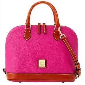 DOONEY & BOURKE Pebble Grain Zip Zip Satchel